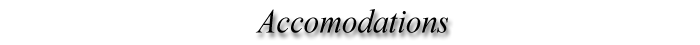 Accomodations